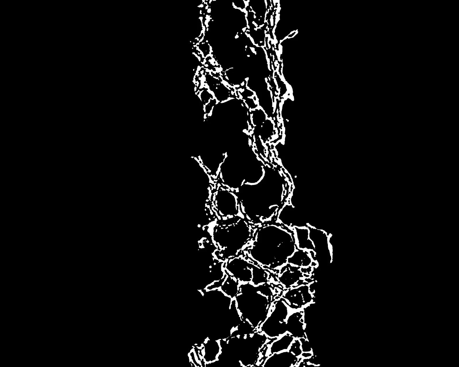 Separate touching fibers